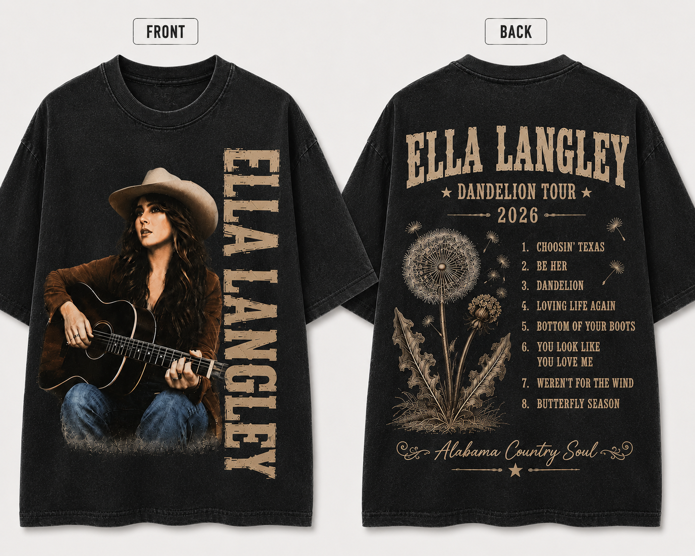 8a5253ee-0711-4c02-81b7-fc6252b9a659 Ella Langley Vintage 90s Bootleg T-Shirt