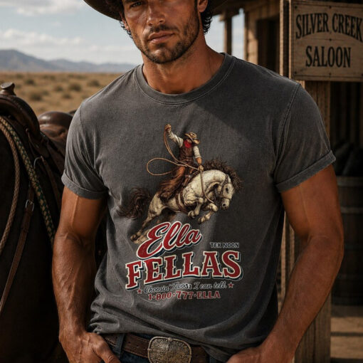 Ellas Fellas Shirt Comfort Colors Oversized T-Shirt