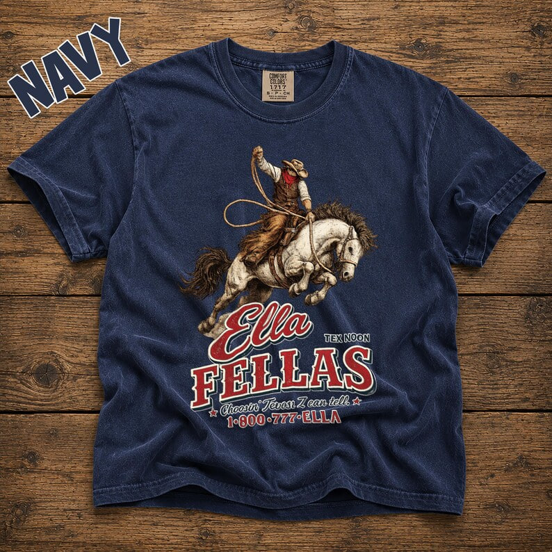 Ellas Fellas Shirt Comfort Colors Oversized T-Shirt