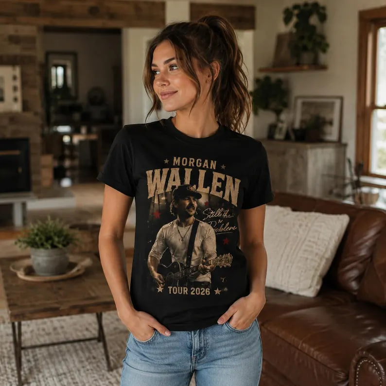 Morgan Wallen 2026 Tour Tee vintage country music concert graphic shirt Morgan Wallen 2026 Tour Tee vintage country music concert graphic shirt