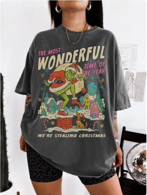 Vintage Christmas Movie Character Shirt