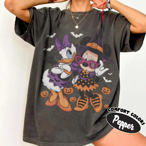 Amazing Retro Minnie Daisy Halloween Shirt 2026