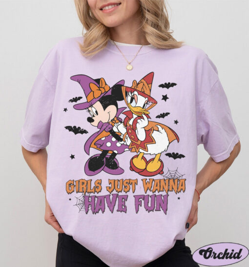 Amazing Retro Minnie Daisy Halloween Shirt 2026