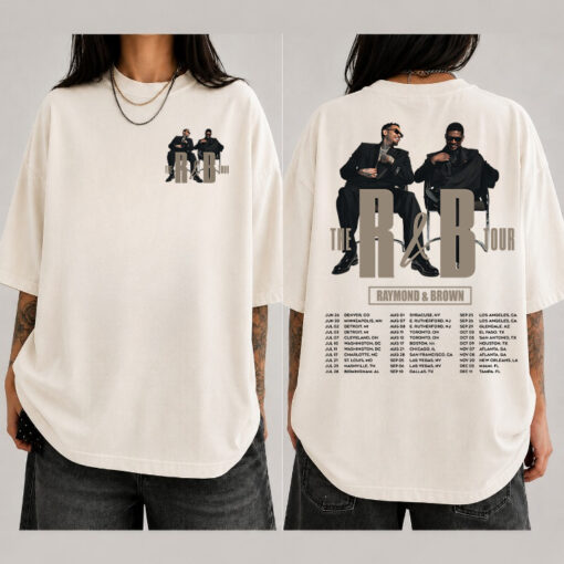 Vintage R&B Tour 2026 Wash T-Shirt, Raymond and Brown Rap Tour Shirt, Gift for Fan
