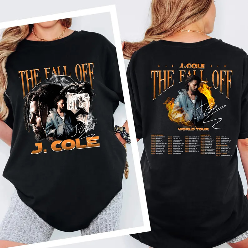 Comfort Colors® J Rap C.ole 2026 Music Tour T-Shirt, Vintage 2026 Fall Tour Shirt, J C.ole Graphic Tee, Hip Hop Retro 90s Shirts Black